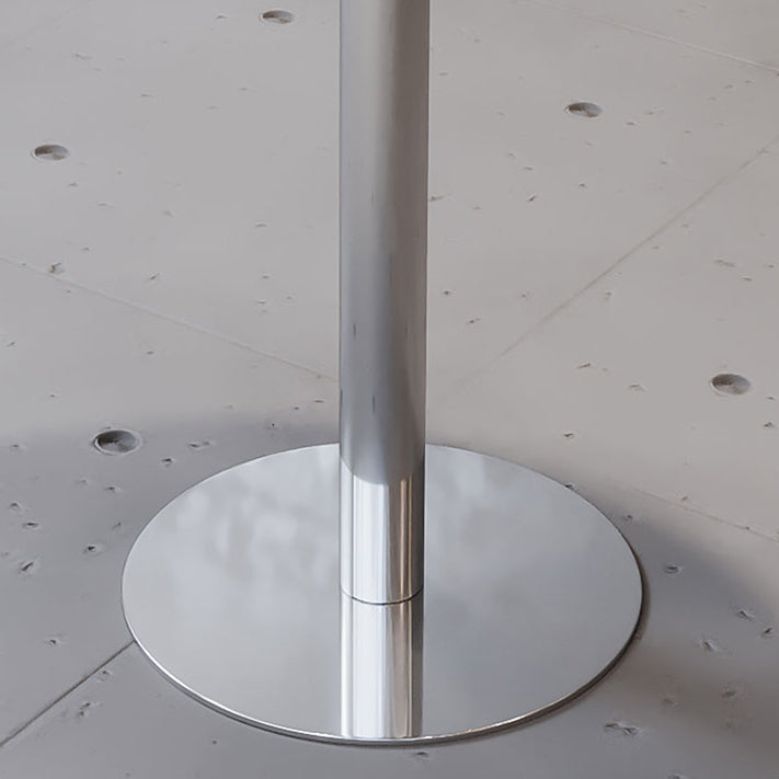 Industrial Style Dining Table Stainless Steel Dining Site Table for Home