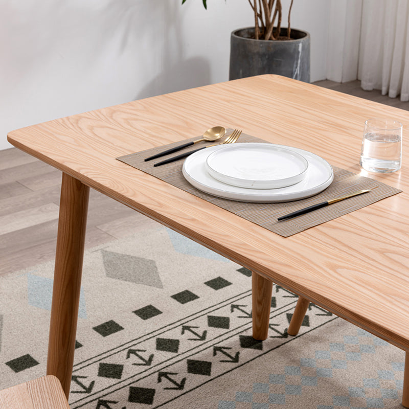 Industrial Solid Wood Standard Dining Table Rectangle Kitchen Dining Table with 4 Legs