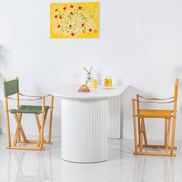 Modern Style Dining Table Double Pedestal Dining Table for Home Use