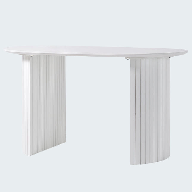 Modern Style Dining Table Double Pedestal Dining Table for Home Use
