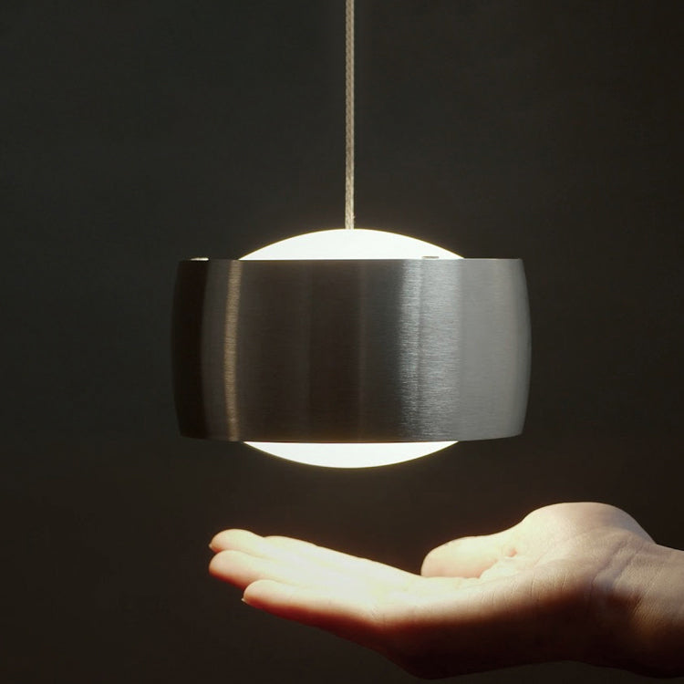 Lumière pendentif en argent Cercle Silver 1-Light Light Plafond suspendu pour chambre à coucher