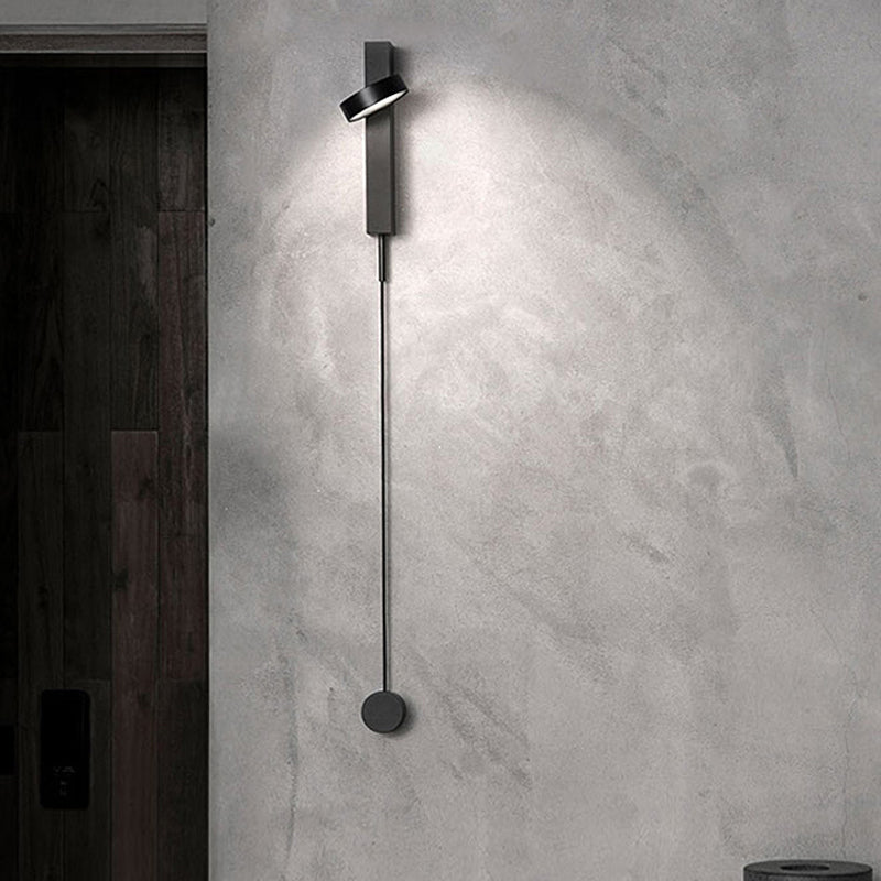 Runder Schatten 1-Licht-Metallwandbeleuchtung moderner Wandmontagebeleuchtung