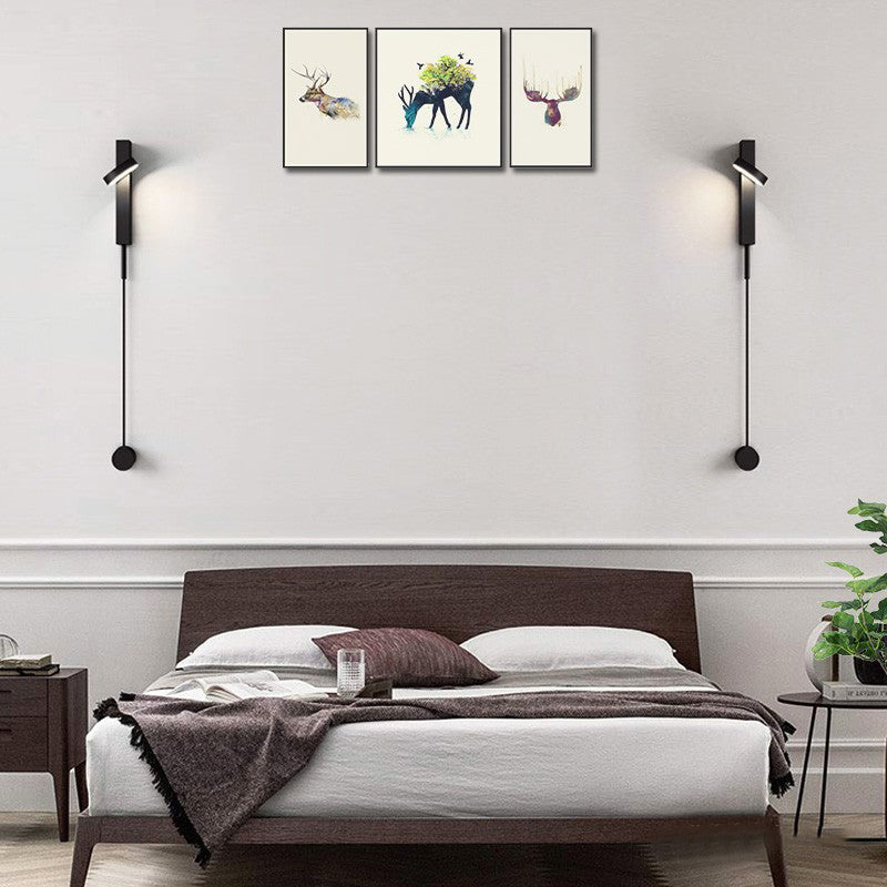 Runder Schatten 1-Licht-Metallwandbeleuchtung moderner Wandmontagebeleuchtung