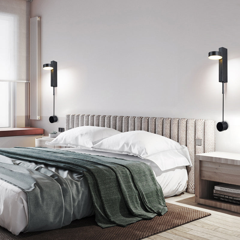 Runder Schatten 1-Licht-Metallwandbeleuchtung moderner Wandmontagebeleuchtung