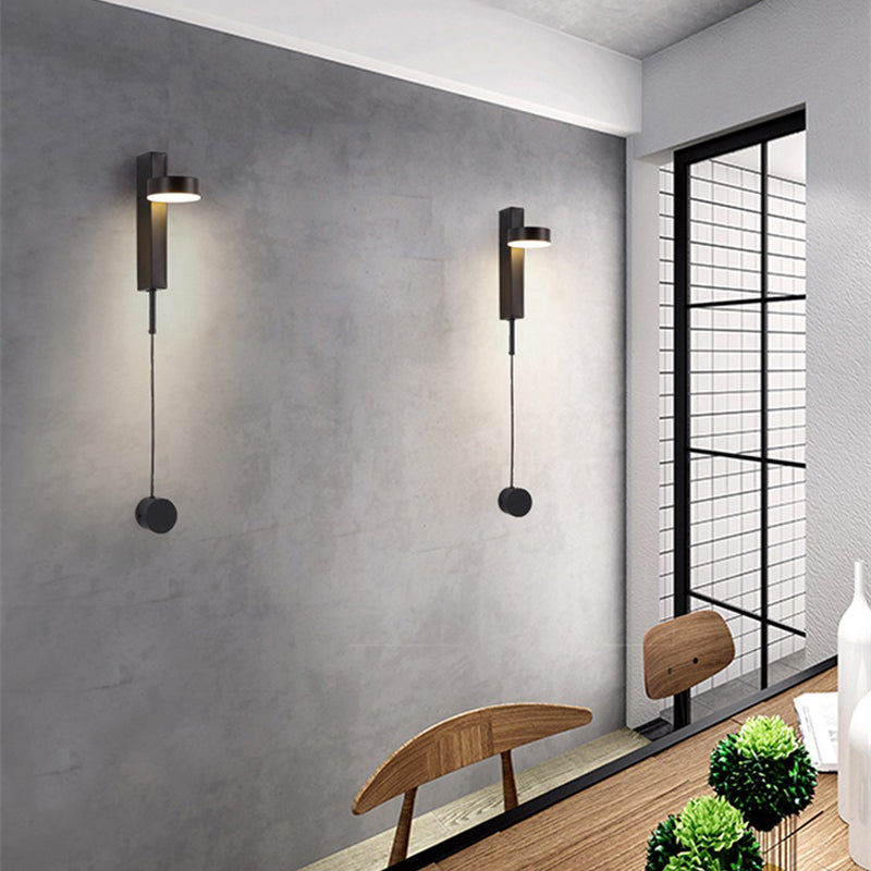 Runder Schatten 1-Licht-Metallwandbeleuchtung moderner Wandmontagebeleuchtung