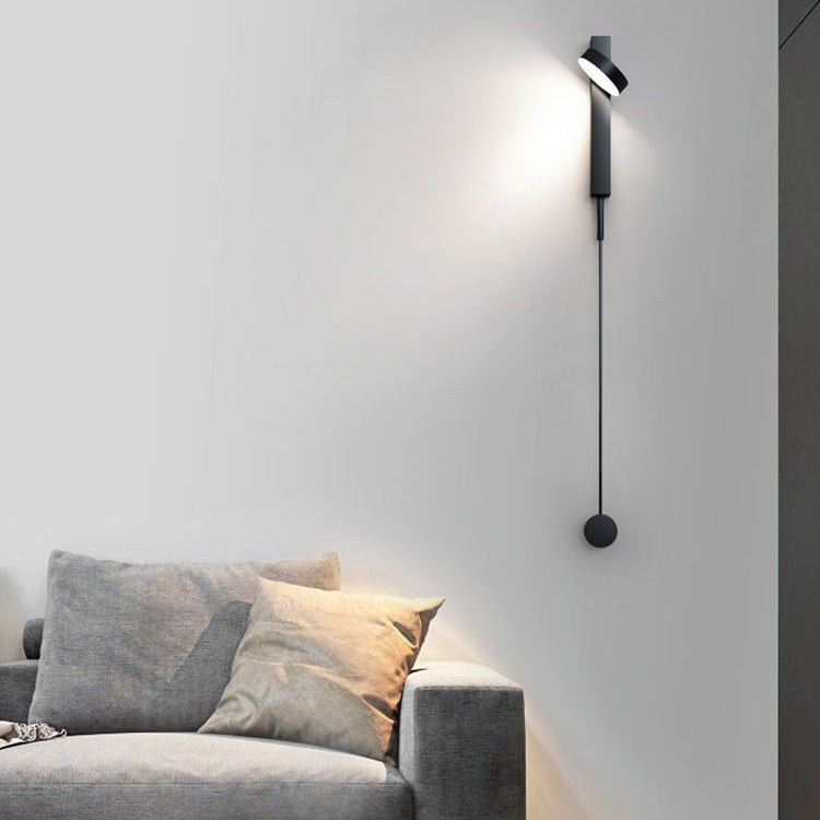 Runder Schatten 1-Licht-Metallwandbeleuchtung moderner Wandmontagebeleuchtung