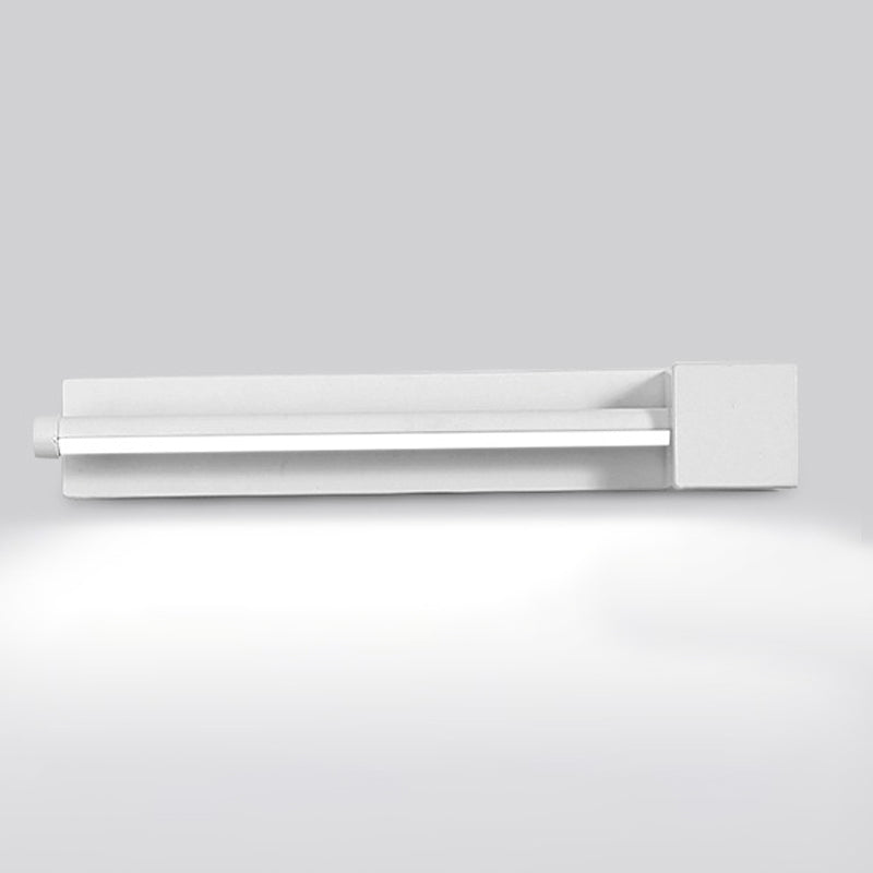 Iluminación de pared de metal de forma lineal iluminación moderna de montura de pared de 1 luces