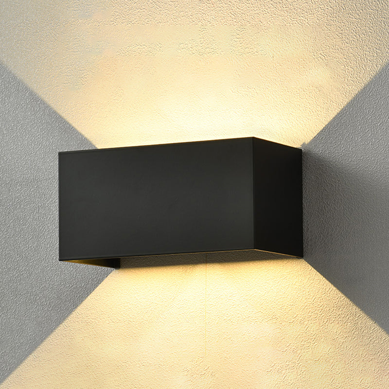 Lampe murale géométrique de style moderne métal métal 2 lumières éclairage mural