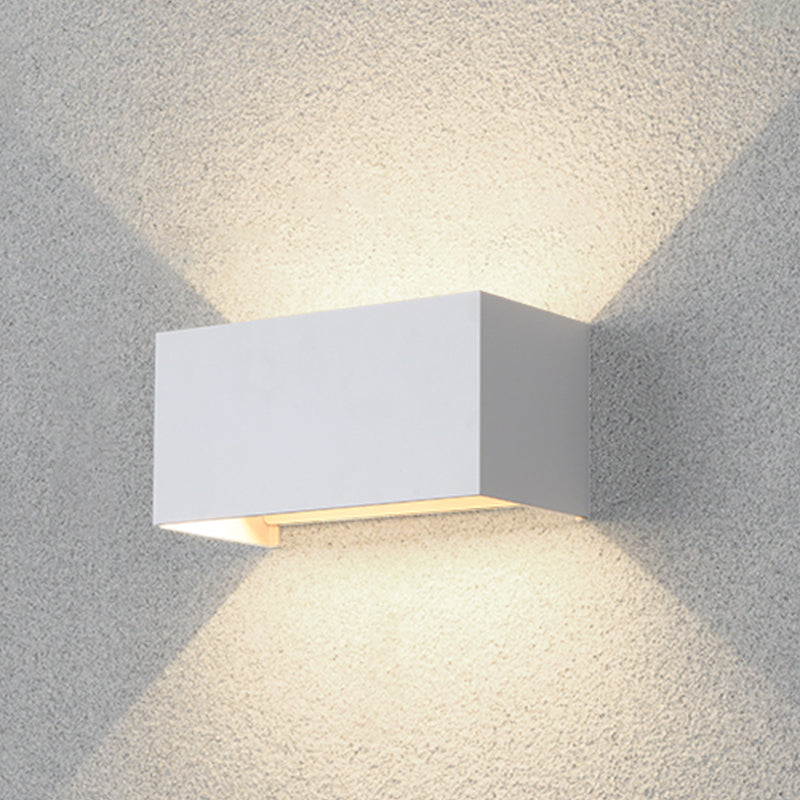 Lampe murale géométrique de style moderne métal métal 2 lumières éclairage mural