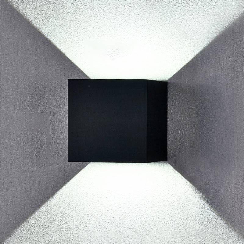 Lampe murale géométrique de style moderne métal métal 2 lumières éclairage mural