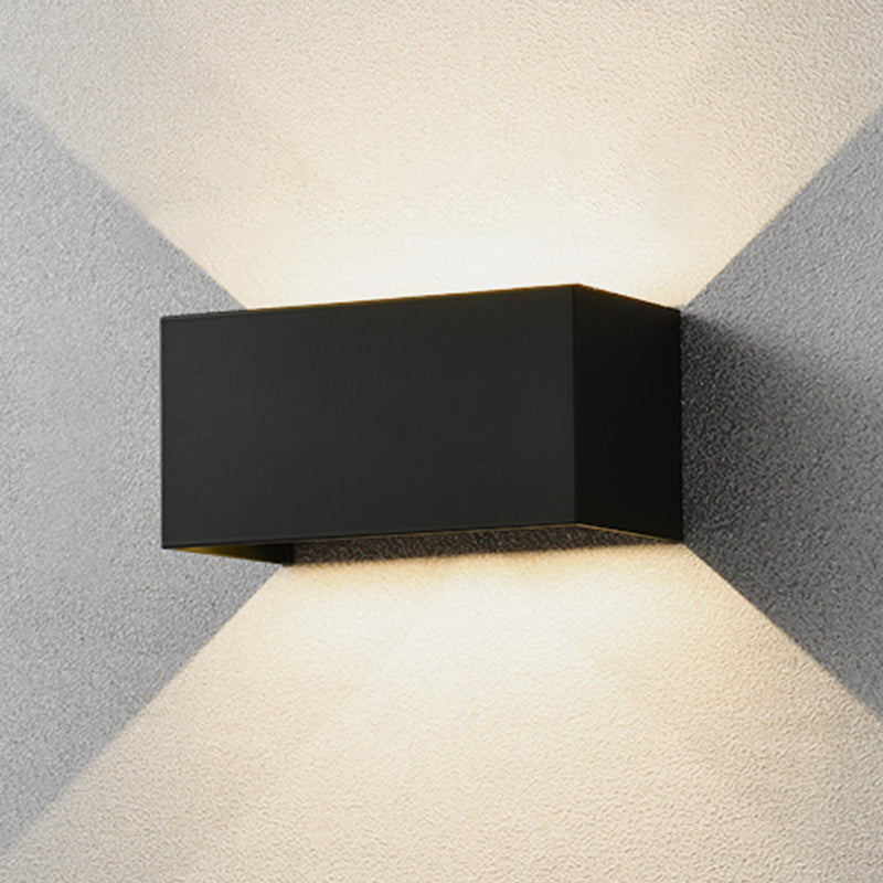 Lampe murale géométrique de style moderne métal métal 2 lumières éclairage mural