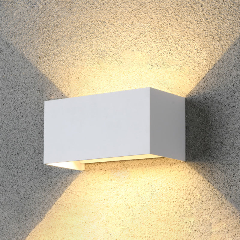 Lampe murale géométrique de style moderne métal métal 2 lumières éclairage mural