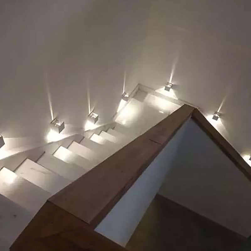 Lampe murale géométrique de style moderne métal métal 2 lumières éclairage mural