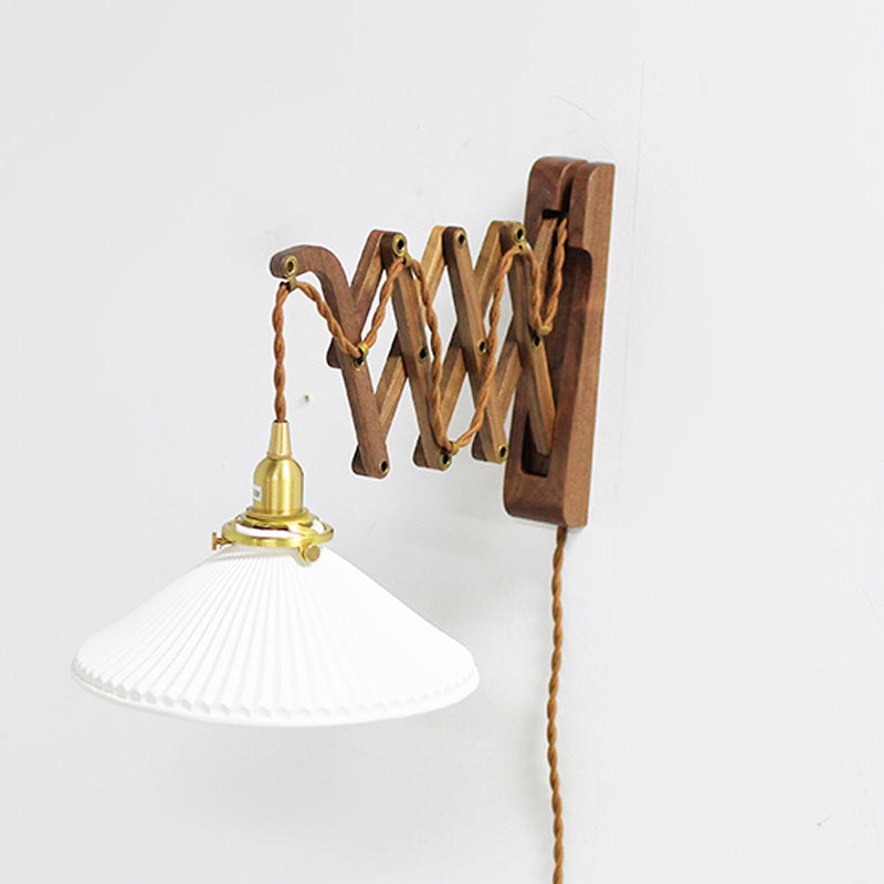 Moderner Stil Geometrischer Wandlampe Licht Holz 1 Lichtwandbeleuchtung Armaturen