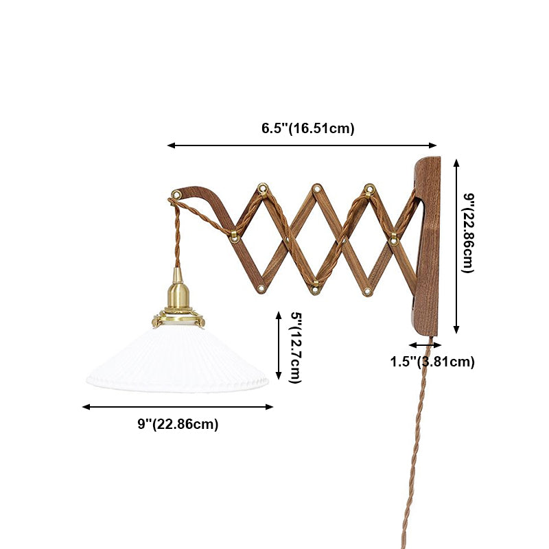 Moderner Stil Geometrischer Wandlampe Licht Holz 1 Lichtwandbeleuchtung Armaturen