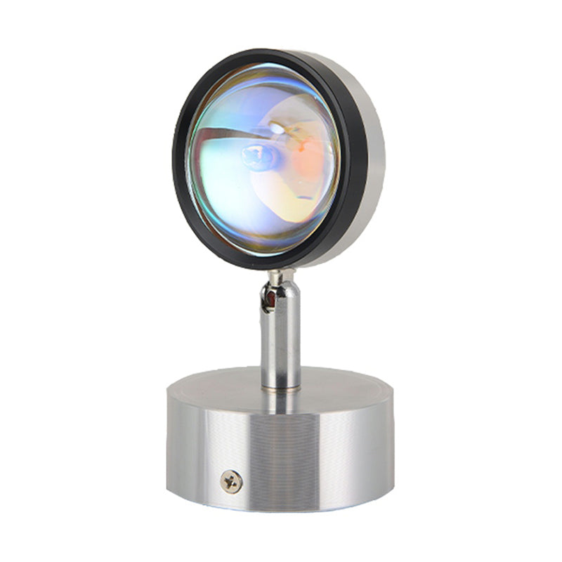 Moderner Stil Geometrischer Wandmontaglampe Metall Multi Lichter Leuchten in Silber in Silber