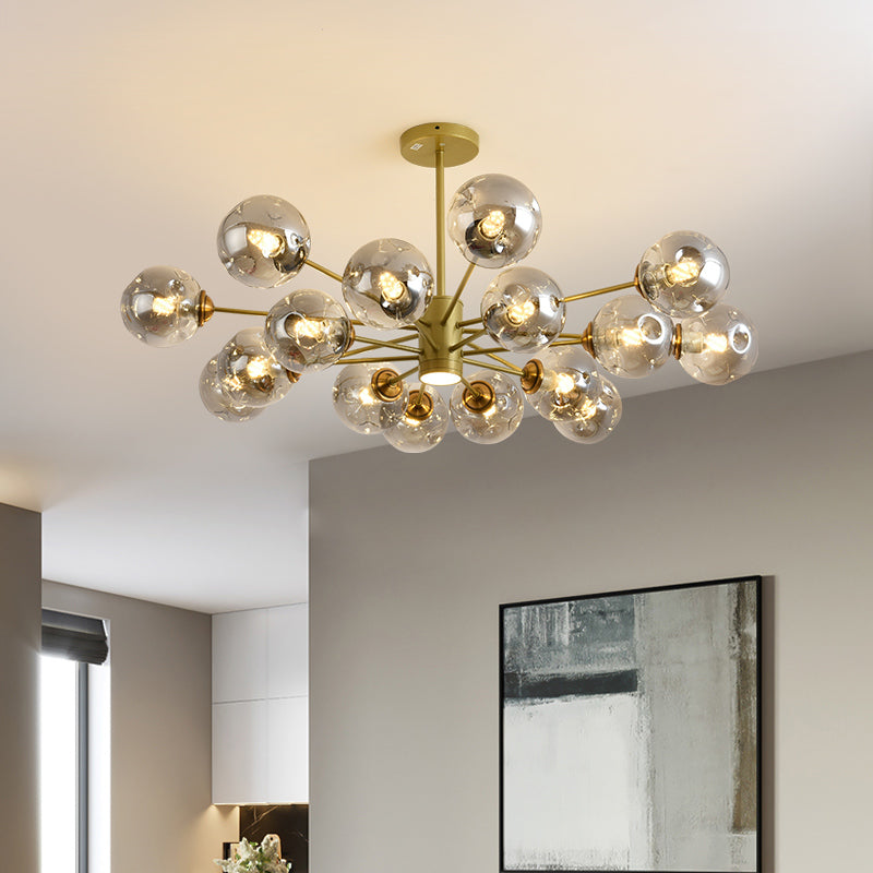 Nordic Modern Pendant Hanging Lights Global Glass Pendant Light for Living Room