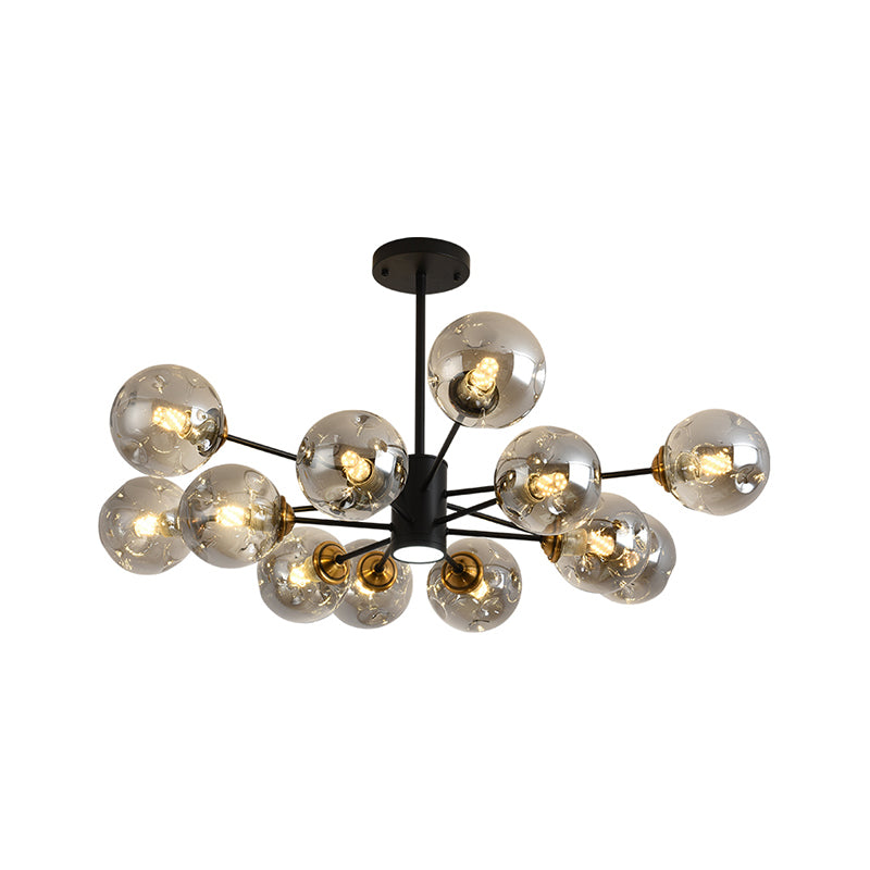 Nordic Modern Pendant Hanging Lights Global Glass Pendant Light for Living Room