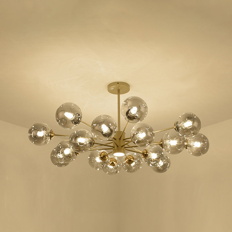 Nordic Modern Pendant Hanging Lights Global Glass Pendant Light for Living Room