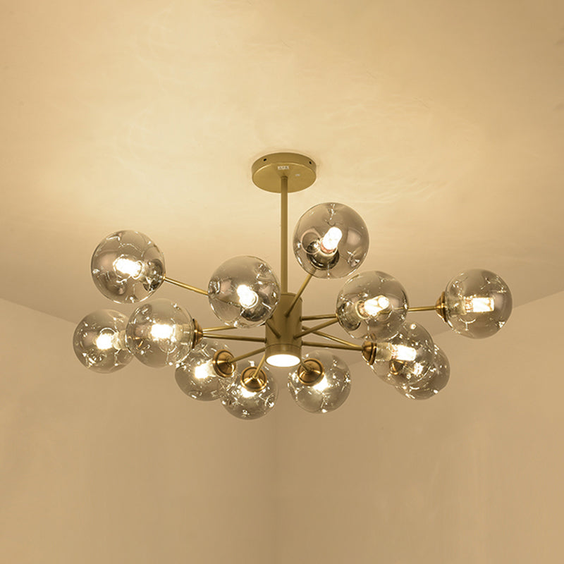 Nordic Modern Pendant Hanging Lights Global Glass Pendant Light for Living Room