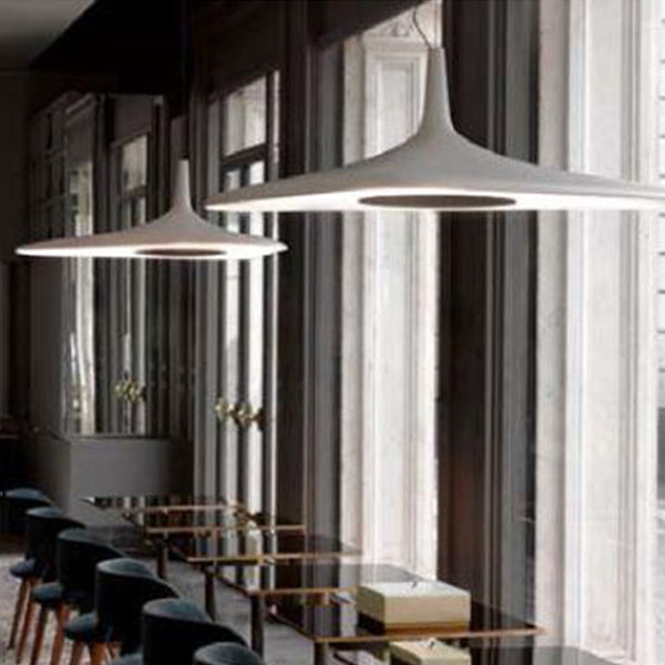 1-Light Modern Designer Hanging Lamp Kit Geometric Resin Pendant for Office