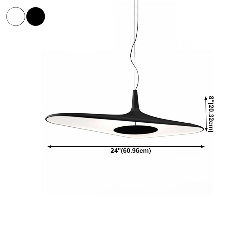 1-Light Modern Designer Hanging Lamp Kit Geometric Resin Pendant for Office