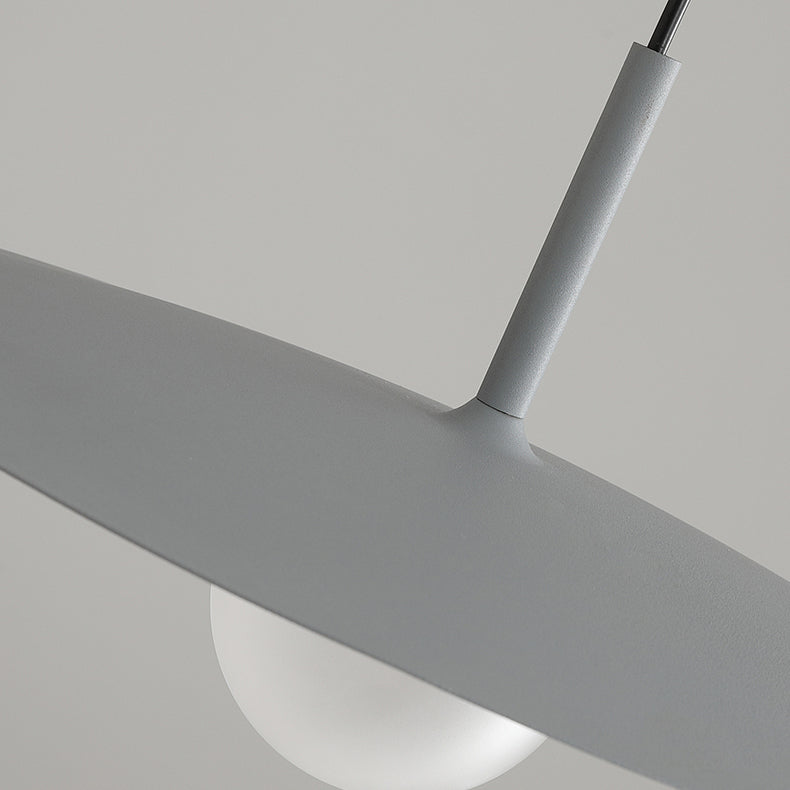 Couvre-pot Forme de suspension Éclairage de style moderne Métal 1 pendentif léger pour salle à manger