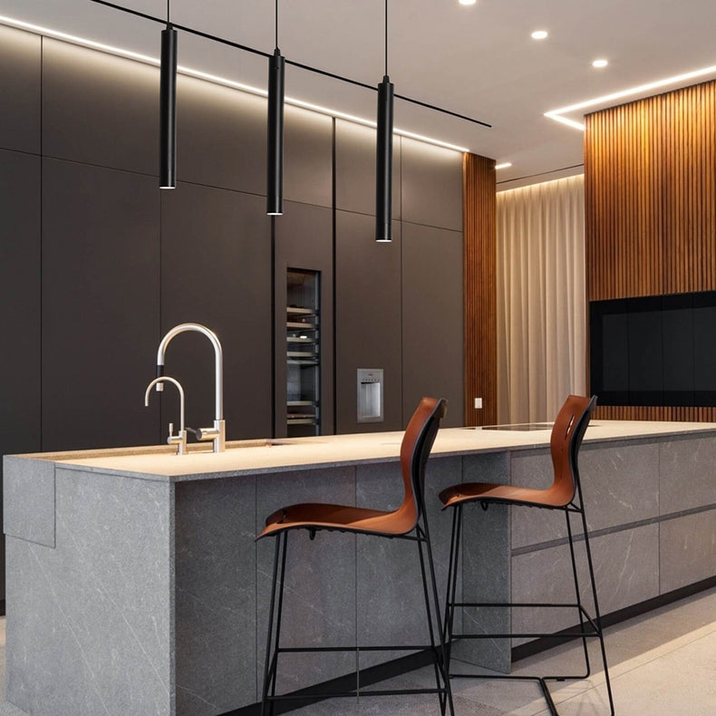 Éclairage suspendu linéaire Métal de style moderne 1 pendentif léger pour le restaurant