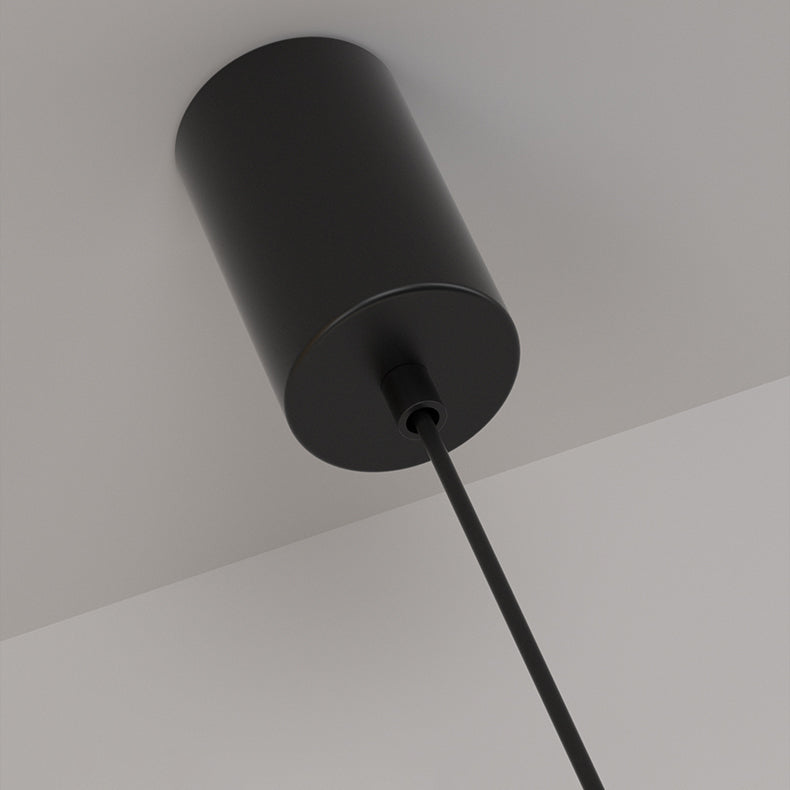 Éclairage suspendu linéaire Métal de style moderne 1 pendentif léger pour le chevet