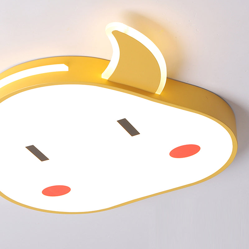 Taurus Modern Minimalism Ceiling Light Bedroom Living Room Creative Flush-mount Lamp