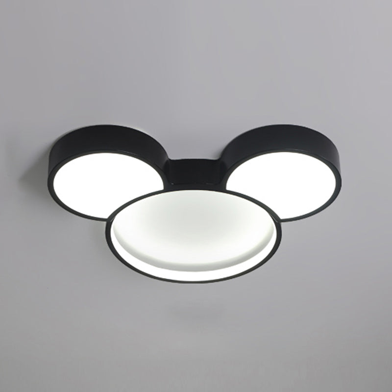 Modern Minimalism LED Ceiling Light Lovely Cartoon Flush-mount Lamp for Kids Bedroom