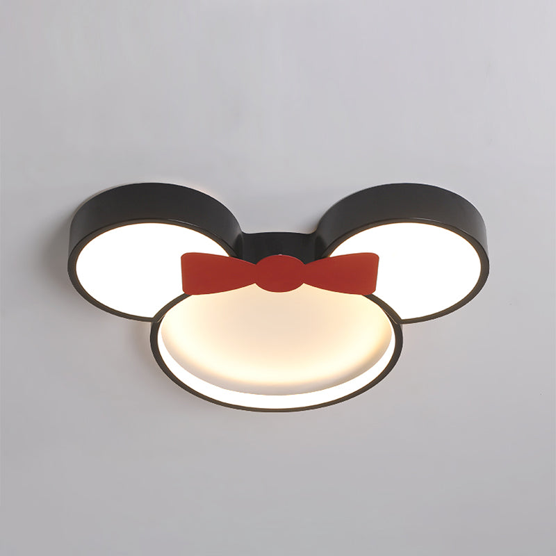 Modern Minimalism LED Ceiling Light Lovely Cartoon Flush-mount Lamp for Kids Bedroom