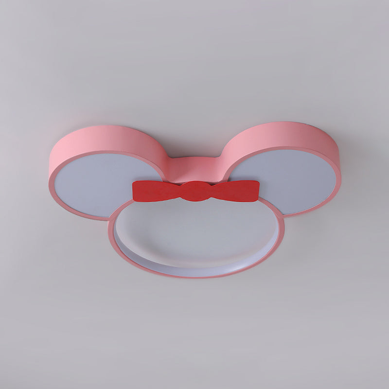 Modern Minimalism LED Ceiling Light Lovely Cartoon Flush-mount Lamp for Kids Bedroom