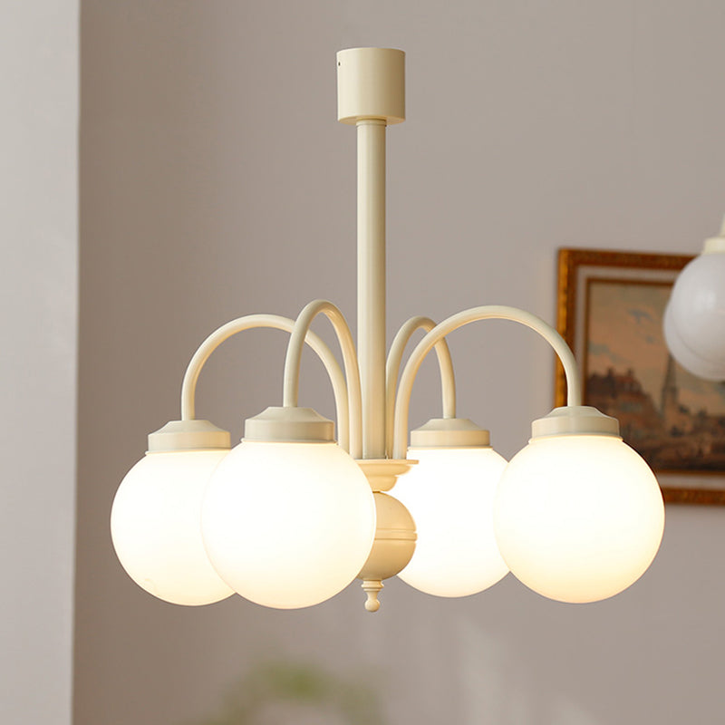 Glass Simplicity Style Chandelier Globe Multi Light Hanging Light for Restaurant