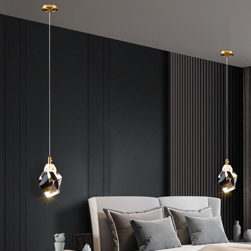 Pendre en cristal penseur suspendu suspendu en or pour la chambre à coucher