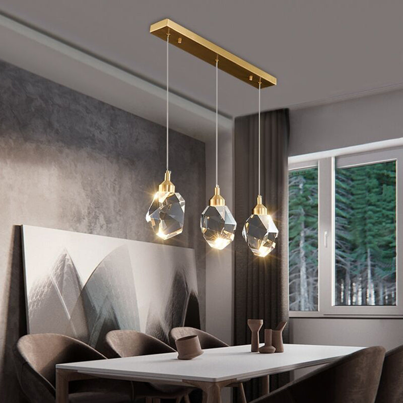 Pendre en cristal penseur suspendu suspendu en or pour la chambre à coucher