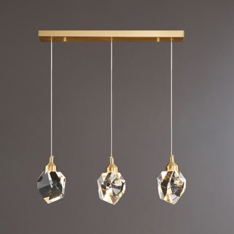 Pendre en cristal penseur suspendu suspendu en or pour la chambre à coucher