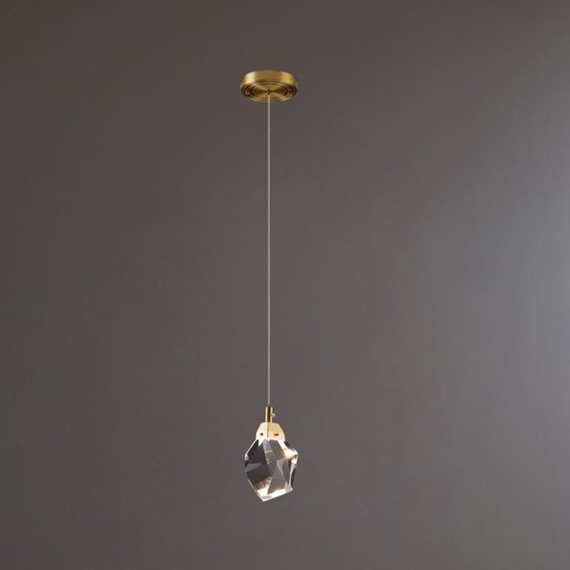 Pendre en cristal penseur suspendu suspendu en or pour la chambre à coucher