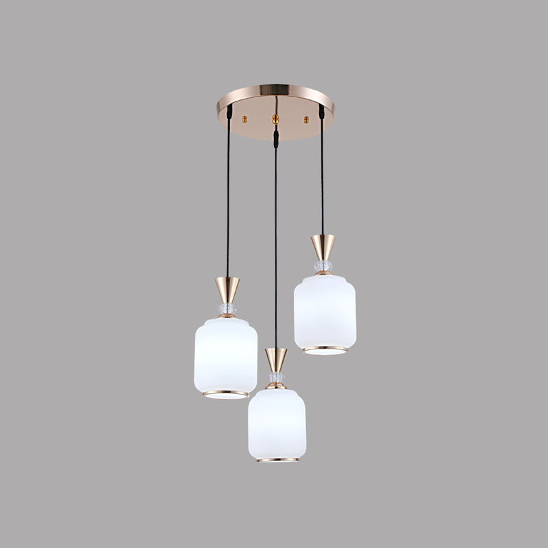 Suspension cylindrique moderne