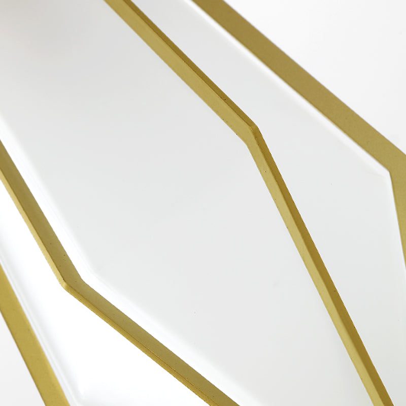 Pendoir en verre post-moderne Lumière de coucher de chevet à 1 lumière