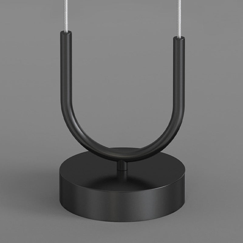 Géométrie Forme pendentielle Light Nordic Metal Devide LED Suspension LAMPE