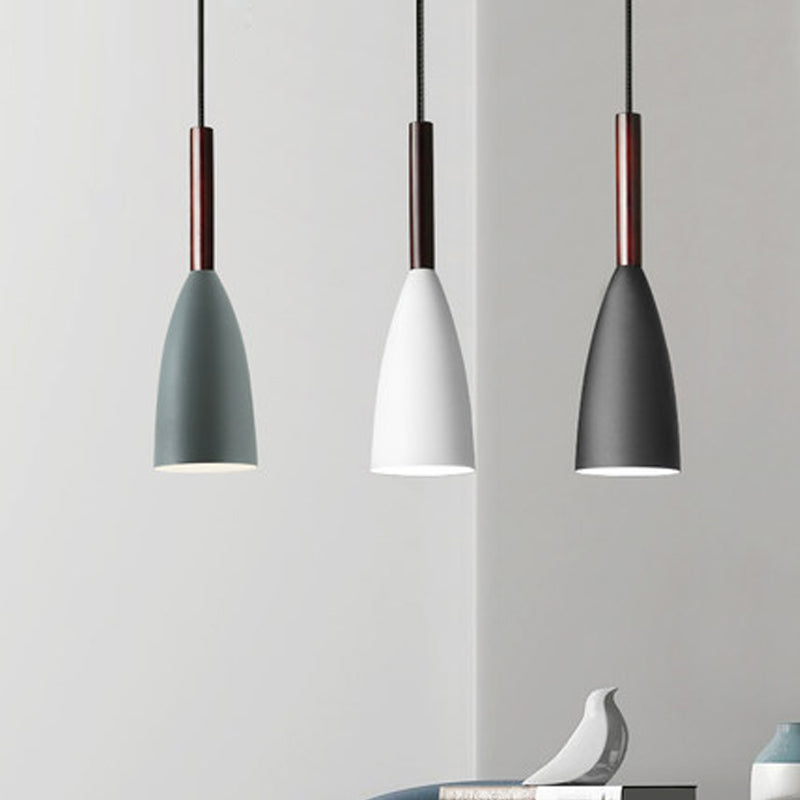 Noordse 3-licht diner hanglamp lamp traanvormig metaalhangend licht