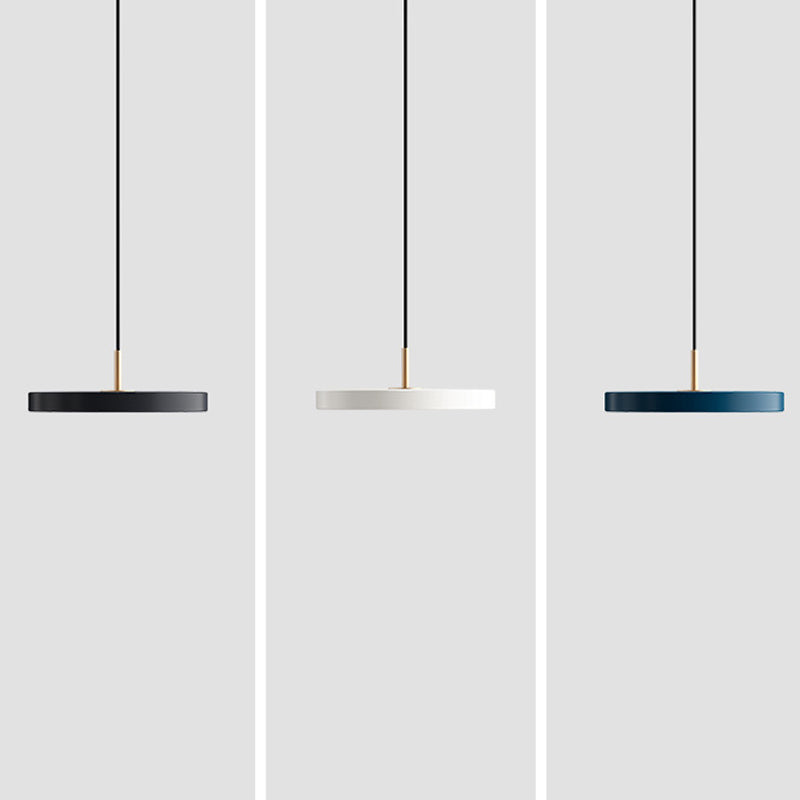 Minimaliste petit pendentif suspension à la salle à manger métallique