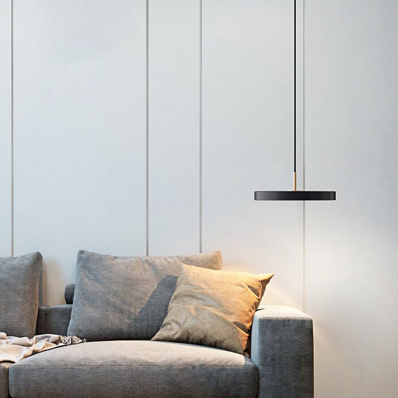 Minimaliste petit pendentif suspension à la salle à manger métallique