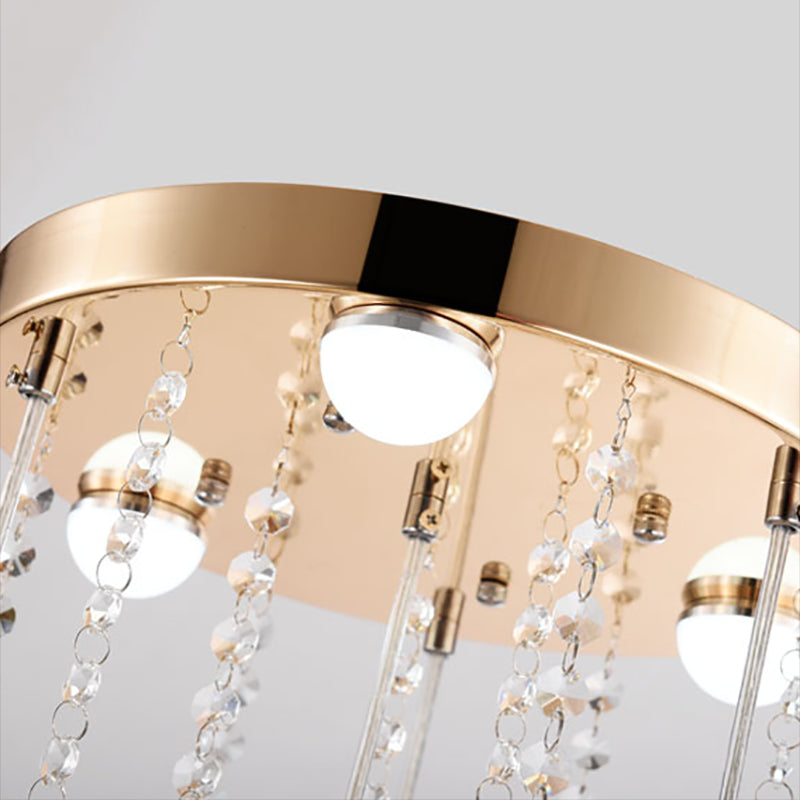 Globe hanglamp lamp armatuur moderne kristallen multi -light hangende lamp voor eetkamer