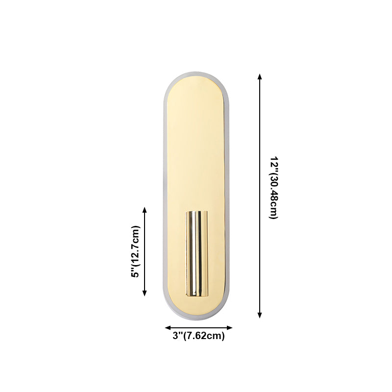 Modernist Gold Wall Sconce LED Minimalism Wall Mounted Light(Without Plant)