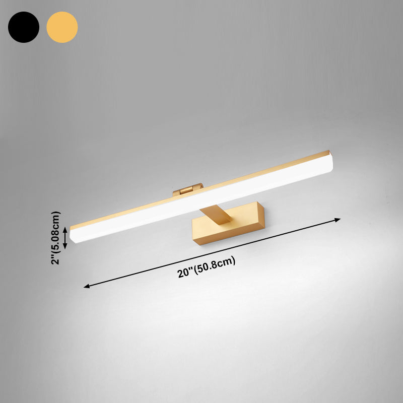 Moderne einfache LED -Make -up -Spiegel -Lampe Badezimmer Nordic Spiegelleuchte