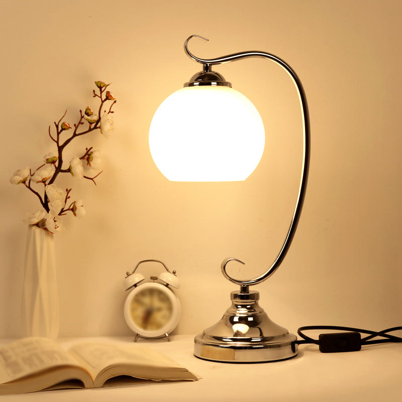 Moderne stijl tafellamp metalen bloem bureaulamp armatuur voor slaapkamer
