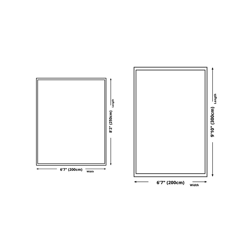 Block Rug Indoor Rug Machine Washable Stain Resistant Non-Slip Backing Rug for Living Room