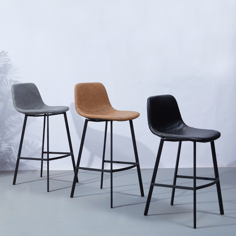 Pu Leather Barstools Salon industriel Bar et tabouret de comptoir